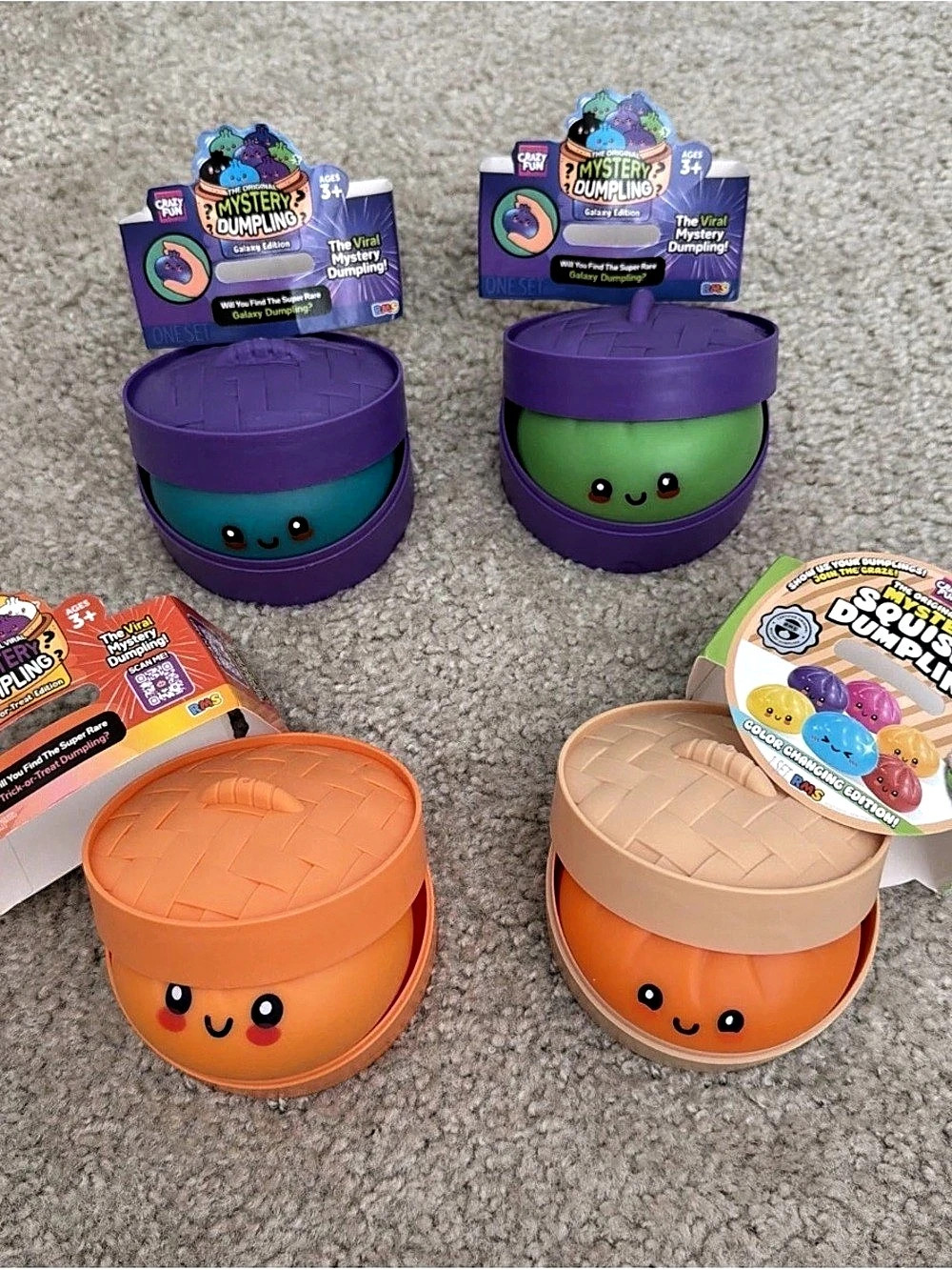 Crazy Fun Mystery Dumpling Squishy Toy Set NWT